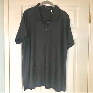 NWT Nancy Lopez black golf polo shirt 2x